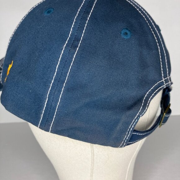 Ford Bronco Hat Men's Blue Bigfoot Sasquatch Patch Adjustable Strapback - Picture 5 of 9